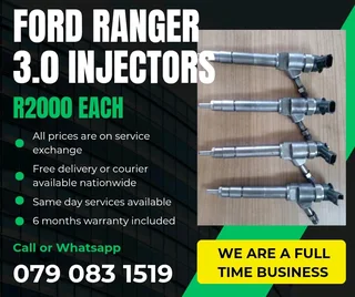 Ford Ranger 3.0 Injectors For Sale With Warranty Included
