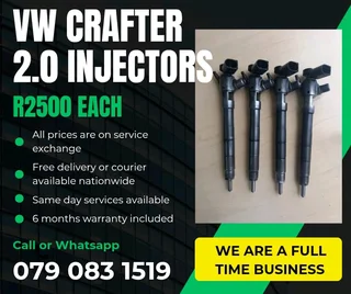 Vw Crafter 2.0 Injectors For Sale With Warranty