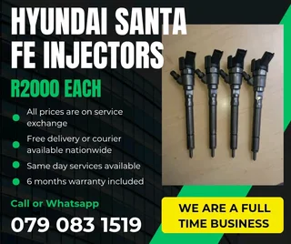 Hyundai Santa Fe Injectors For Sale With Warranty Included