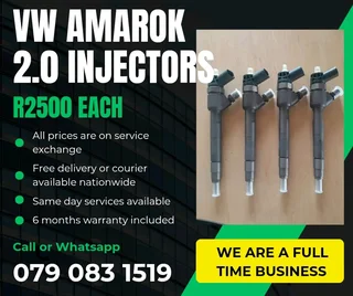Vw Amarok 2.0 Injectors For Sale With Warranty Included