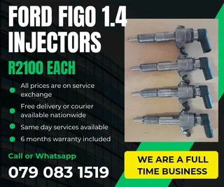 Ford Figo 1.4 Injectors For Sale With Warranty