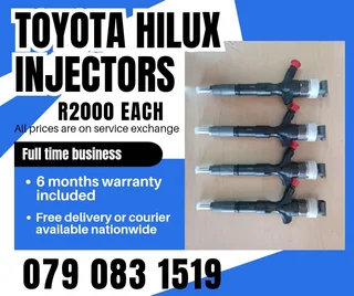 Toyota Hilux Injectors For Sale With Warranty Included