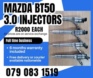 Mazda Bt50 3.0 Injectors For Sale With Warranty