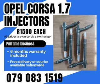 Opel Corsa 1.7 Injectors For Sale With Warranty Included