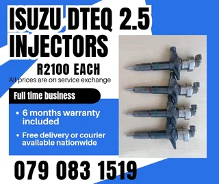 Isuzu Dteq 2.5 Injectors For Sale With Warranty Included