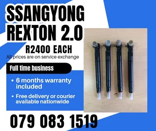 Ssangyong Rexton 2.0 Injectors For Sale With Warranty
