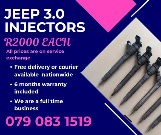 Jeep 3.0 Injectors For Sale With Warranty Included