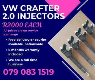 Vw Crafter 2.0 Injectors For Sale With Warranty