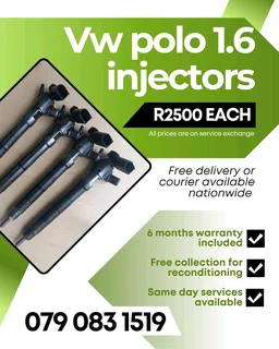 Vw Polo 1.6 Injectors For Sale With Warranty