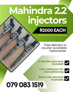 Mahindra 2.2 Injectors For Sale With Warranty Included