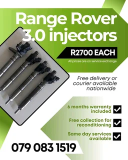 Range Rover 3.0 Injectors For Sale With Warranty Included