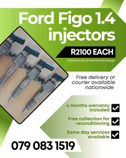 Ford Figo 1.4 Injectors For Sale With Warranty Included