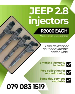 Jeep 2.8 Injectors For Sale With Warranty