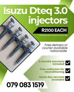 Isuzu Dteq Kb300 Injectors For Sale With Warranty Included
