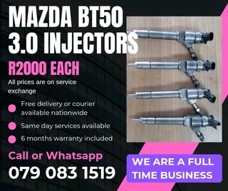 Mazda Bt50 3.0 Injectors For Sale With Warranty Included