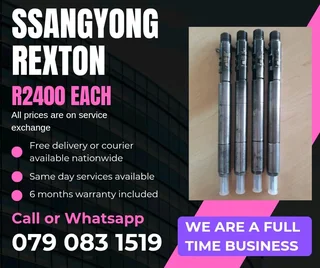 Ssangyong Rexton Injectors For Sale With Warranty Included