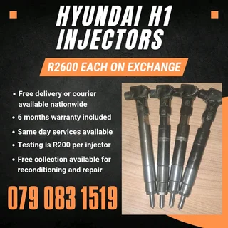 Hyundai H1 Injectors For Sale With Warranty