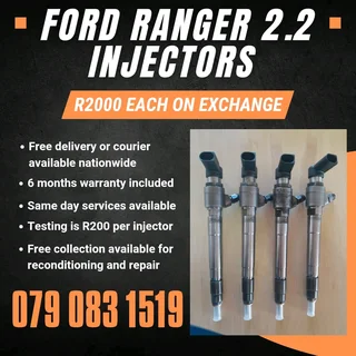 Ford Ranger 2.2 Injectors For Sale With Warranty Included
