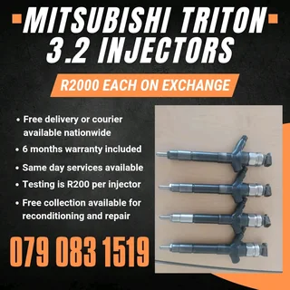 Mitshubishi Triton 2.5 Injectors For Sale With Warranty Included