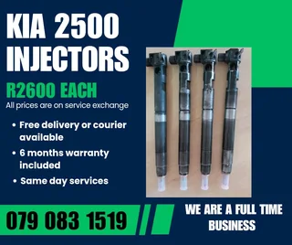 Kia 2500 Injectors For Sale With Warranty Included