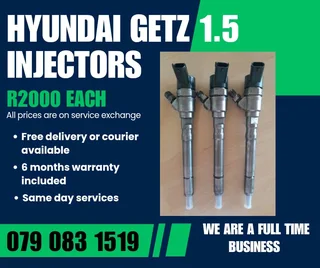 Hyundai Getz 1.5 Injectors For Sale With Warranty