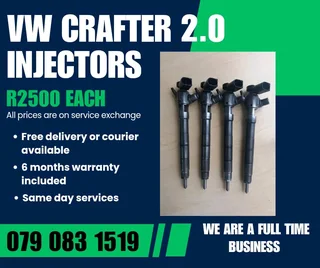 Vw Crafter 2.0 Injectors For Sale With Warranty