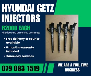 Hyundai Getz  Injectors For Sale With Warranty