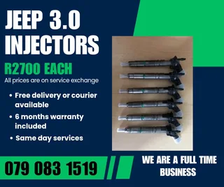 Jeep 3.0 Injectors For Sale With Warranty Included