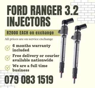 Ford Ranger 3.2 Injectors For Sale With Warranty Included
