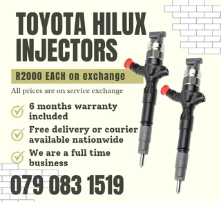 Toyota Hilux Injectors For Sale With Warranty Included