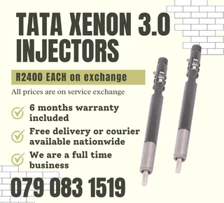 Tata Xenon 3.0 Injectors For Sale With Warranty Included