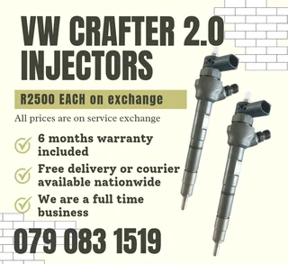 Vw Crafter 2.0 Injectors For Sale With Warranty