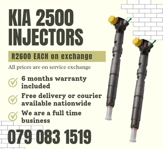 Kia 2500 Injectors For Sale With Warranty Included