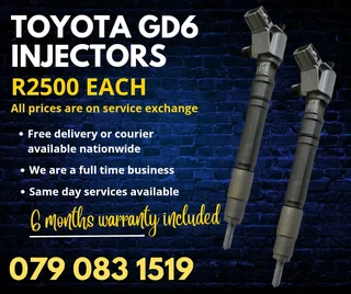 Toyota Gd6 Injectors For Sale With Warranty Included