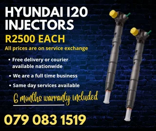Hyundai I20 Injectors For Sale With Warranty Included