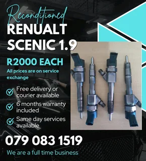 Renault Scenic 1.9 Injectors For Sale With Warranty