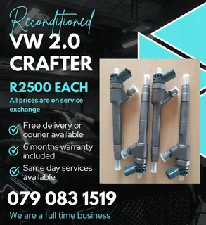 Vw Crafter 2.0 Injectors For Sale With Warranty Included