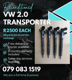Vw Transporter 2.0 Injectors For Sale With Warranty