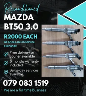 Mazda Bt50 3.0 Injectors For Sale With Warranty