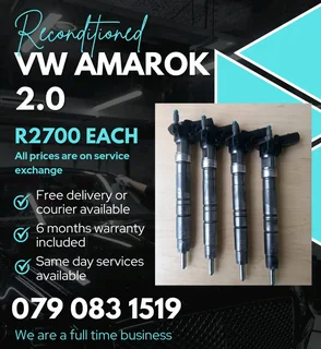 Vw Amarok 2.0 Injectors For Sale With Warranty Included