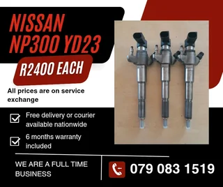 Nissan Np300 2.3 Injectors For Sale With Warranty Included