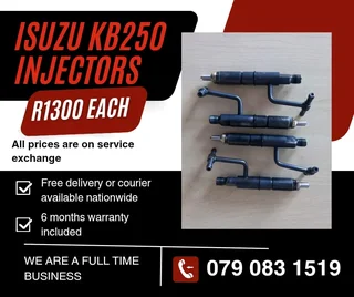 Isuzu Kb250 Injectors For Sale With Warranty Included