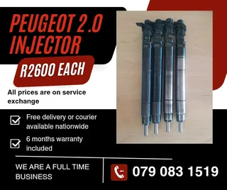 Peugeot 2.0 Injectors For Sale With Warranty