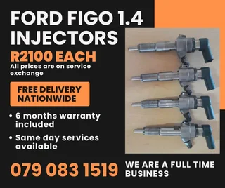 Ford Figo 1.4 Injectors For Sale With Warranty Included