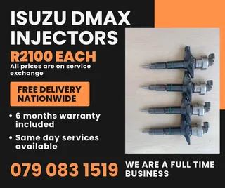 Isuzu Dmax Injectors For Sale With Warranty Included