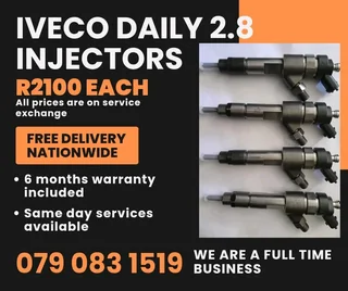 Iveco Daily 2.8 Injectors For Sale With Warranty Included