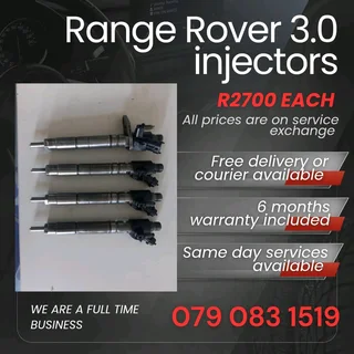 Range Rover 3.0 Injectors For Sale With Warranty Included