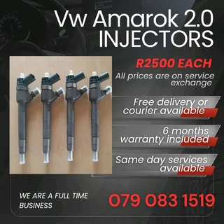 Vw Amarok 2.0 Injectors For Sale With Warranty Included