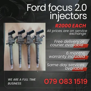 Ford Focus 2.0 Injectors For Sale With Warranty Included