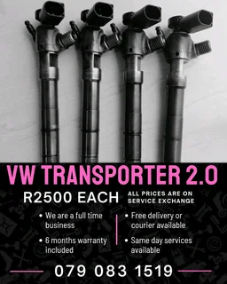 Vw Transporter 2.0 Injectors For Sale With Warranty Included